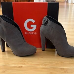 Guess Women's Charcoal Heeled Boots